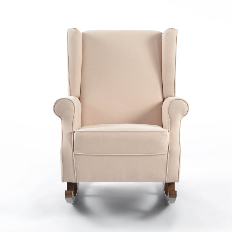 Chaise berçante Haven Premium , Crème