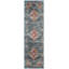 Tapis bleu sarcelle / fuchsia Christa-714007756