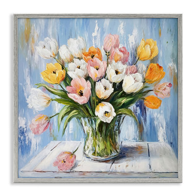 «Her Cottage Garden Tulips», estampe numérique, conception de Tina LeCour