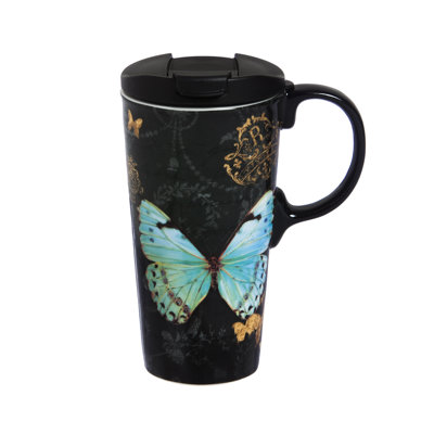 Grande tasse de voyage 17 onces Butterfly