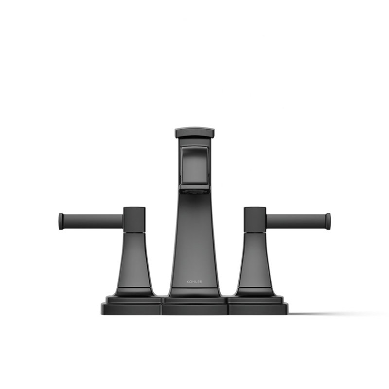 Riff Centerset Bathroom Sink Faucet, 1.0 GPM, Matte Black