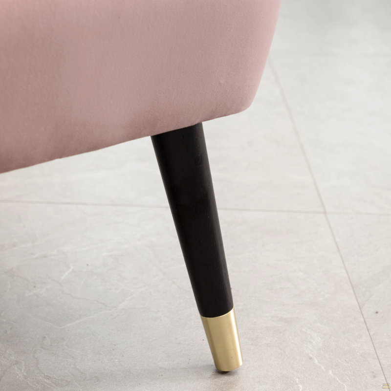 Chaise d'appoint Elon, Rose