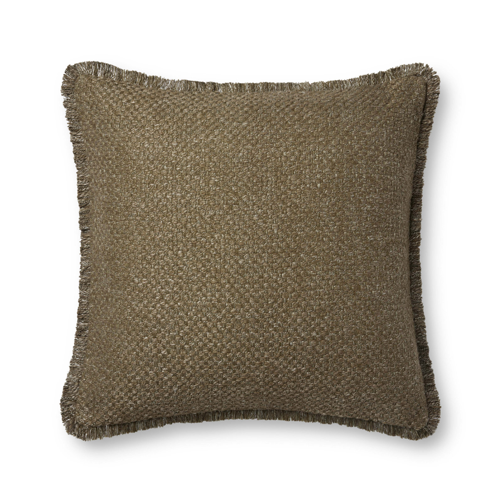 22" x 22" Pillow Cover, Polyester/Polyfill, Olive