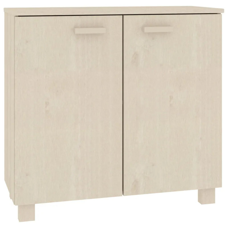 Gwenith 85cm Solid Wood Sideboard, Honey Brown