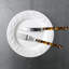 Bistrot Tortoise 4 - Piece Stainless Steel Flatware Set - Service for 1
