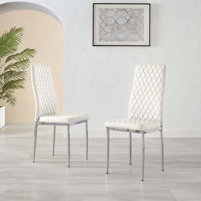 Eubanks 6 Grey Dining Table & 6 Grey Gold Leg Chairs