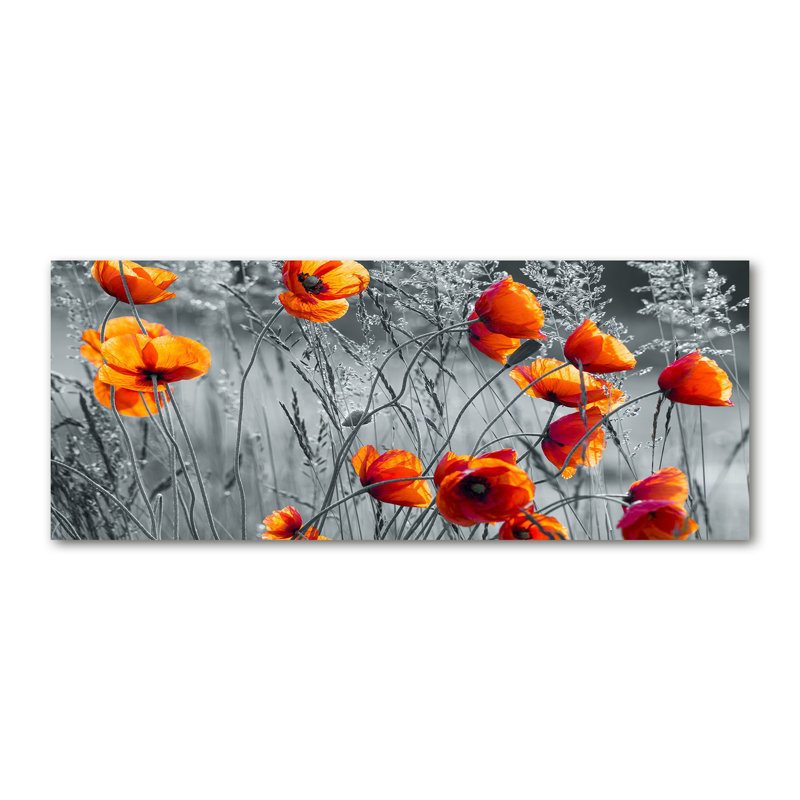 Field Poppies - Wrapped Canvas Print