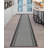Custom Size Runner Rug Solid Border Gray Berber Style Indoor/Outdoor Non Slip Latex Backing-73824767