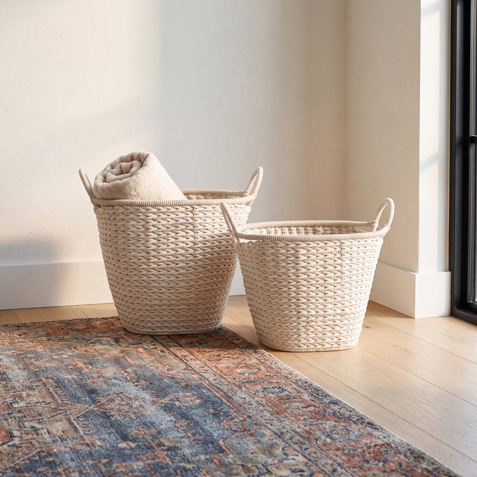 Handmade 100% Cotton Storage Basket