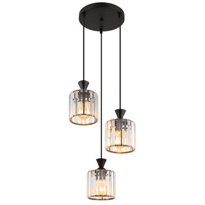 3 - Light Matte Black Pendant