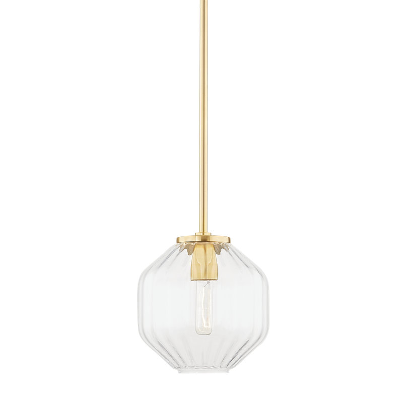 Bennett 1 - Light Unique/Statement Pendant, Aged Brass