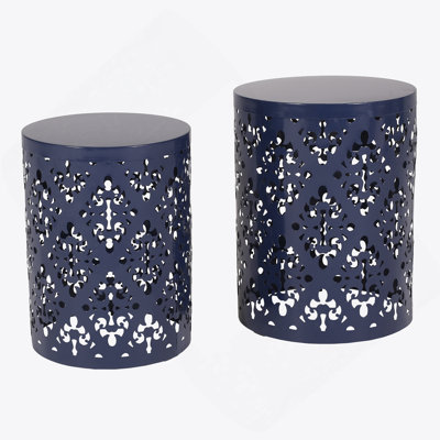 Metal S/2 End Table