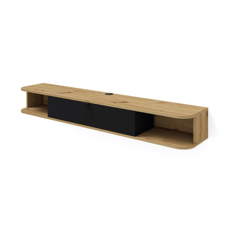 Unfinished Entertainment Centre for TVs up to 55", Oak Artisan