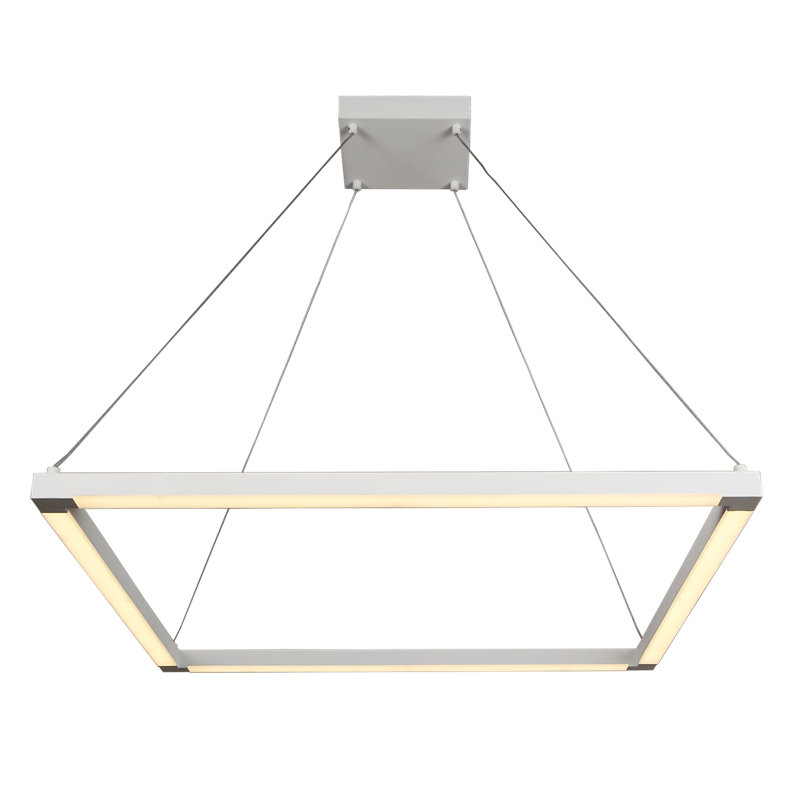 Giacinta 1 - Light White LED Square/Rectangle Pendant