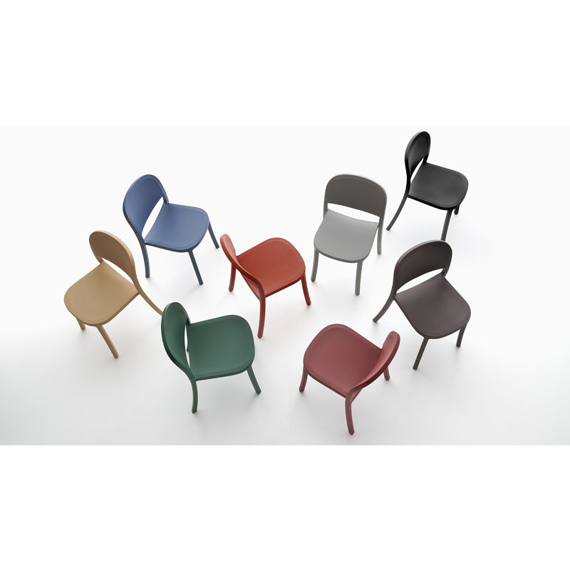 1 Inch Reclaimed Stacking Chair by Jasper Morrison, Orange