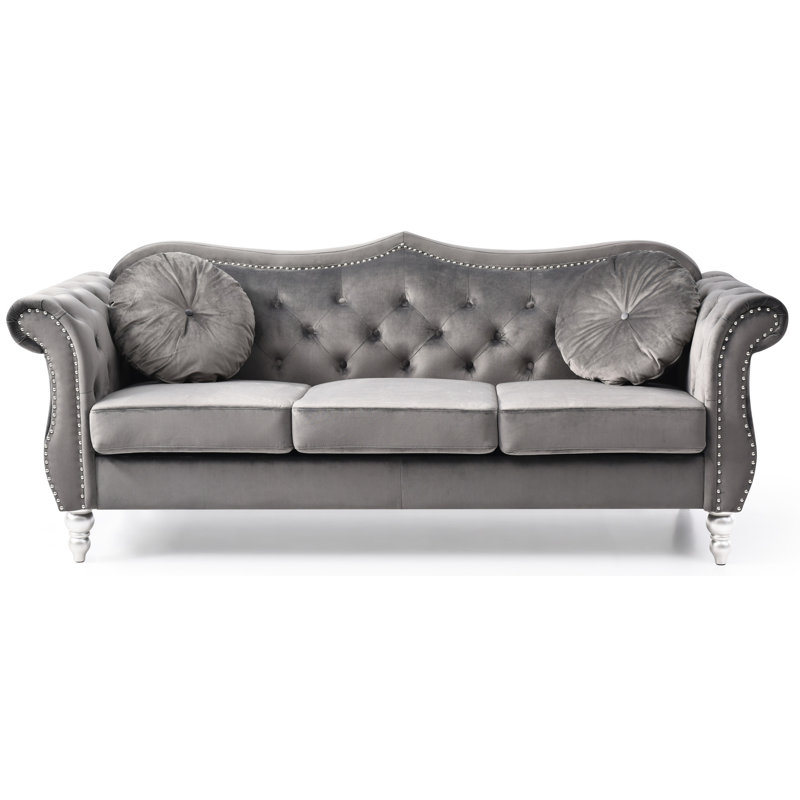 Glamour gris foncé avec coussins durables et design élégant - G0660a-s