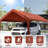 12X20 Ft Carport Canopy Replacement Cover, Carport Roof Cover Only (Frame Is Not Included)-118028414