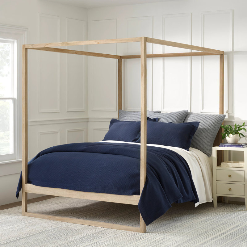 Interlaken Matelasse Coverlet, King Coverlet, Ink