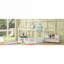 Structure de lit pleine grandeur blanc doux, fabrication en pin massif pour chambre d'enfant avec clôture et porte fonctionnelle-129232218