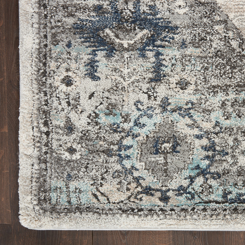 Floral Indoor Rug, Rectangle 5'3" x 7'3"