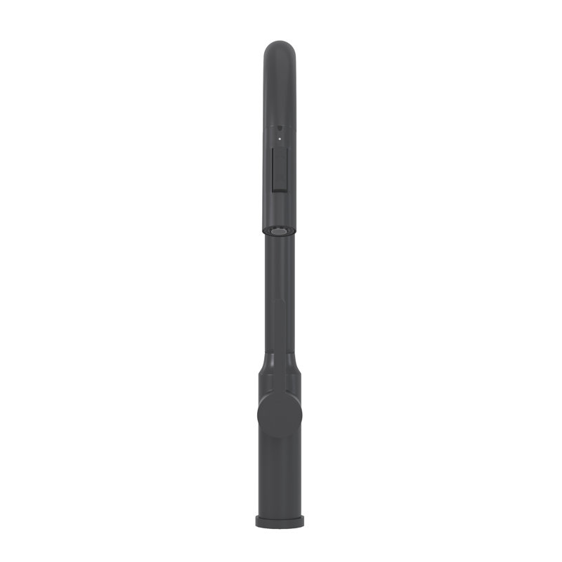Matt Black Pull-Down Kitchen Faucet For Efficient Cleaning - 18.49 Modern Use, Matte Black