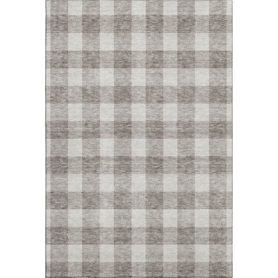 Premium Machine Washable Prisco Taupe Rug