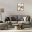  Terre cuite et gris, art mural encadré flottant abstrait par June Erica Vess-2127487559-2127487576