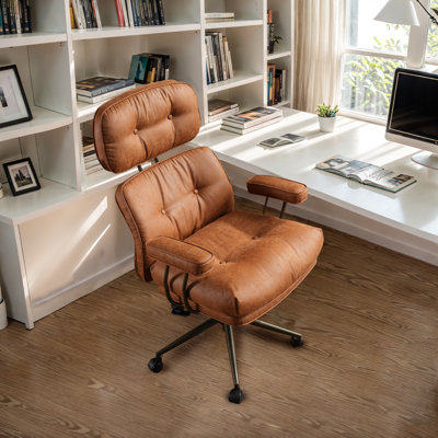 Large Size Ergonomic Office Navilan, Gas Lift Rotary Executive Navilan With Headrest