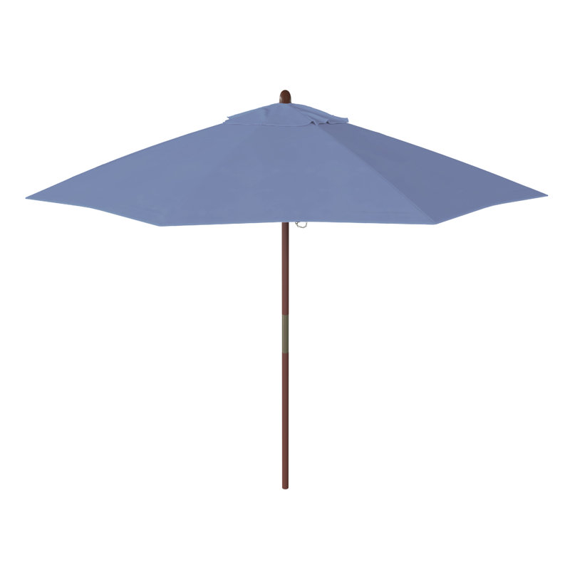 Parasols de marché 9 pi Jimerson, Toile toile Sunbrella® bleu ciel