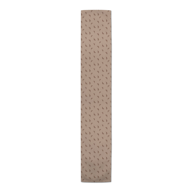 Rectangular Table Runner, 90" x 16", Orange/Brown