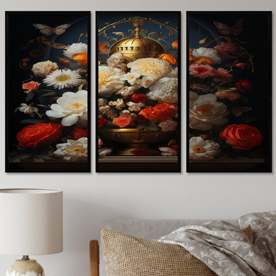 Ellar - Assortiment de bouquets d'art mural, ensemble