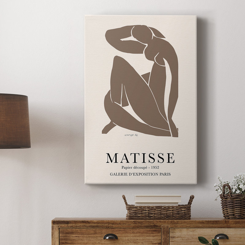 Matisse CCVI, reproduction d'art encadrée sur mesure, galerie Cavas, H 18 po x l 12 po