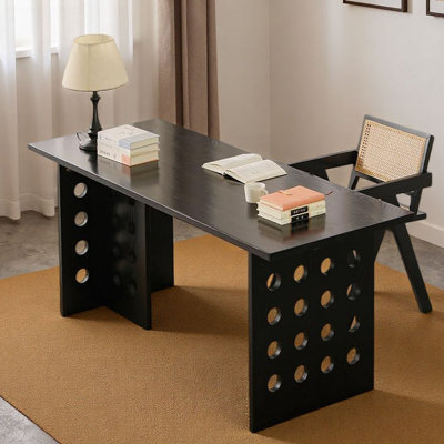 Buffet en bois massif de 59,06 po Charlesville