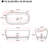 51'' Freestanding Orange Solid Surface Soaking Bathtub With Overflow And Pop - Up Drain, Resin Stone, Easy To Clean, Ergonomic Curve For Relaxing Bath Tub, Tough , Excellent Insulation