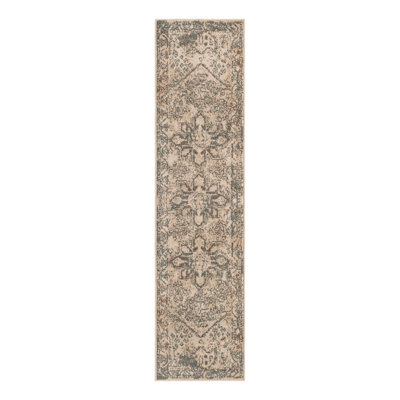 Mosely Orential Cream/Brown Area Rug