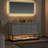 Fully Assembled 60" Luxury Style Bathroom Vanity Modern Exquisite Ceramic Rock Slab One Piece Bathroom Cabinet Double Sink Bathroom Combo Set-107760969