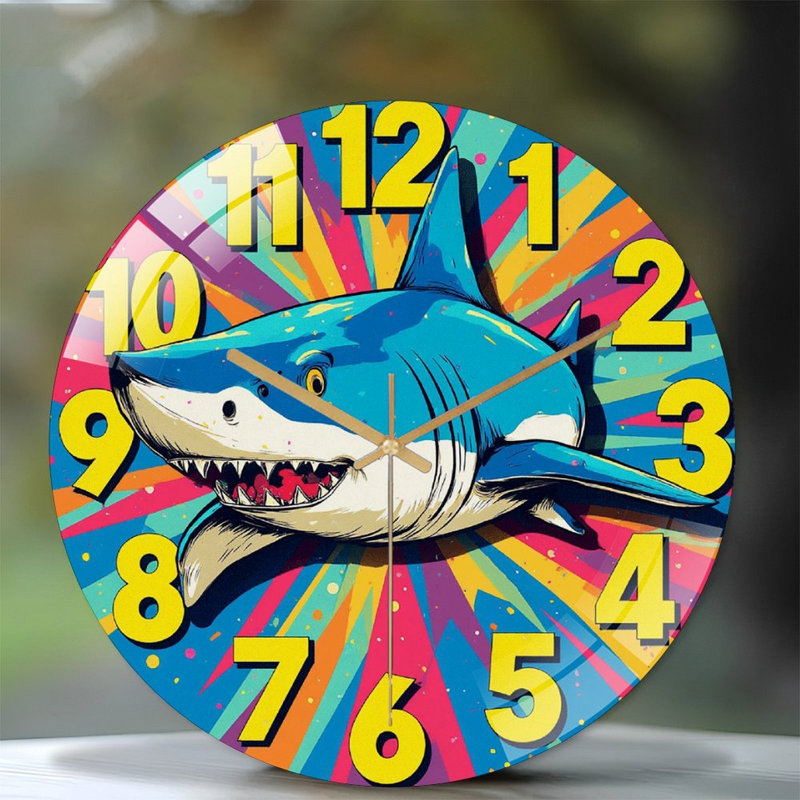 Horloge murale Shark