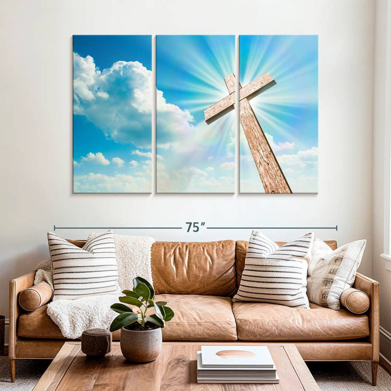Adella Large Cross, 42" H x 65" W