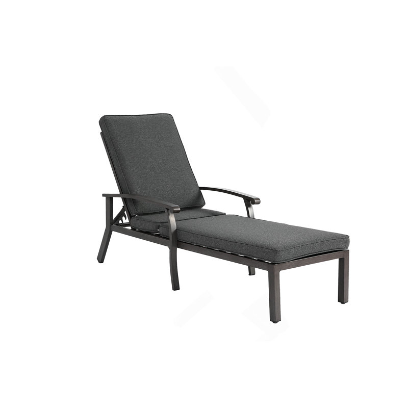 Méridienne en aluminium coulé, Gris