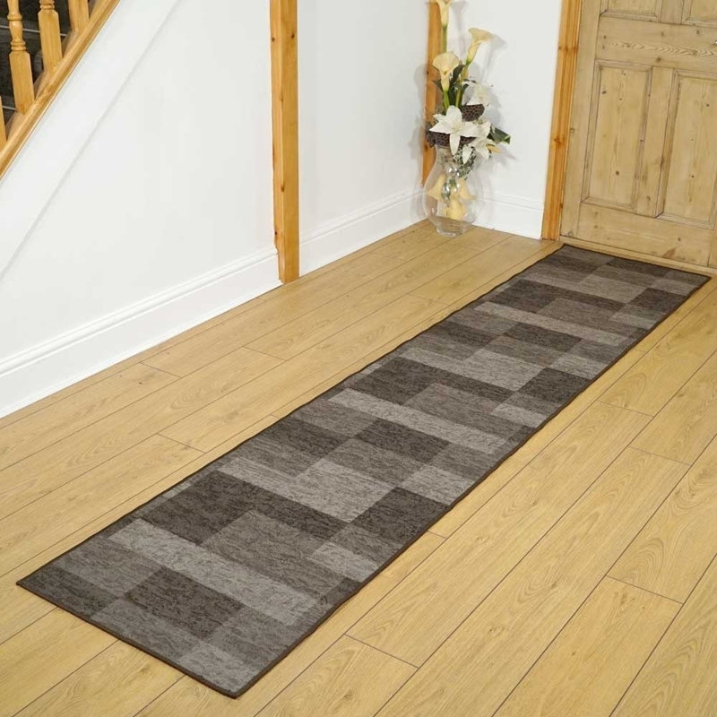 Runner Tufan Geometric Hand Woven Area Rug, Runner 100 x 390cm