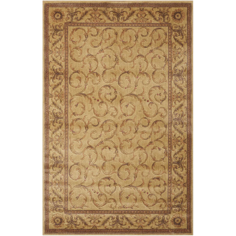 Tapis ivoire Anastasia, Rectangle 2 pi x 2 pi 9 po