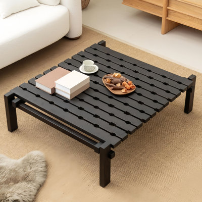 Modern-style solid wood coffee table