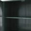 Armoire murale en verre 47,25 po à quatre portes, murale, convenant à la cuisine, au salon et à la salle de bain (vert foncé)-730356179