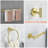 5 Piece Bathroom Towel Rack Set Wall Mount-111097607