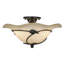 Mia Glass Semi Flush Mount