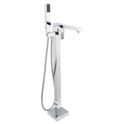 Bathroom Freestanding Tub Filler with Diverter