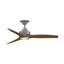 Ventilateur de plafond intérieur / extérieur 48 po Spitfire avec ensemble d'éclairage DEL - Nickel brossé avec pales Koa-106063269-116817526