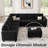 Shavera Upholstered Multifunctional Removeable Storage Ottoman-361002187