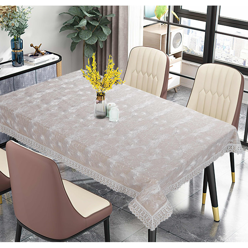 Brehanna Tablecloths, 70" L x 120" W, White