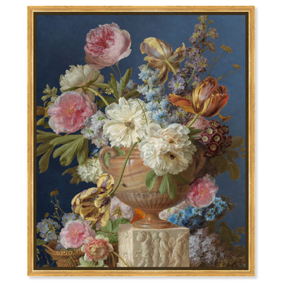 Portmanteau Vase Canvas Floral & Botanical Print by Oliver Gal, Black Frame, 16 x 20